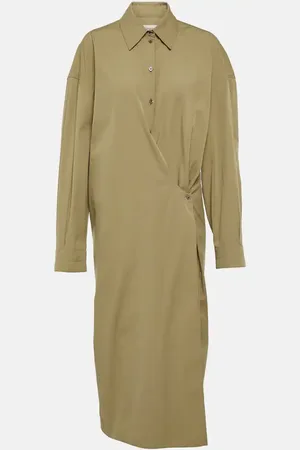 LEMAIRE Poplin shirt dress