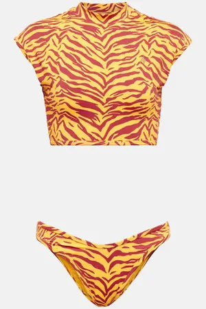 The Attico Printed bikini