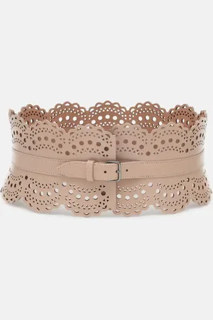 Alaïa AlaÃ¯a Leather corset belt