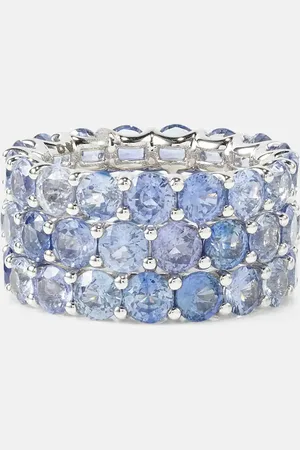 BUCHERER FINE JEWELLERY Ocean Breeze 18kt white gold ring with sapphires