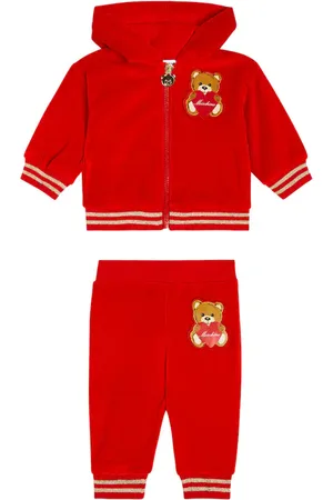 Moschino Baby Teddy Bear printed tracksuit