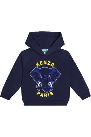 Kenzo Printed cotton jersey hoodie
