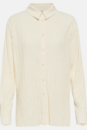 Max Mara Paio jersey plissee shirt
