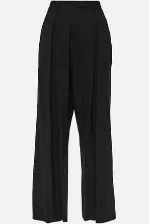 GIUSEPPE DI MORABITO Wool-blend wide-leg pants