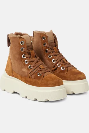 INUIKII Matilda shearling-lined suede boots
