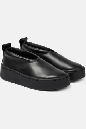 Jil Sander Leather slip-on sneakers
