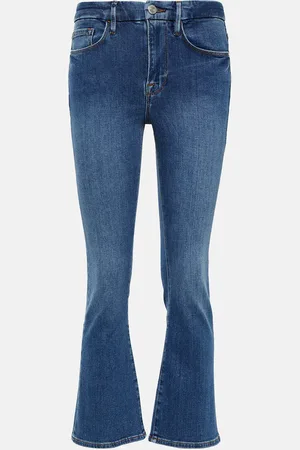 Frame Le Crop Mini mid-rise bootcut jeans