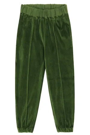 PAADE Piped cotton velvet sweatpants