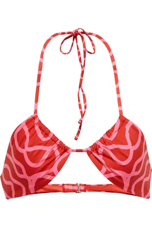 Agua by Agua Bendita Candela printed bikini top