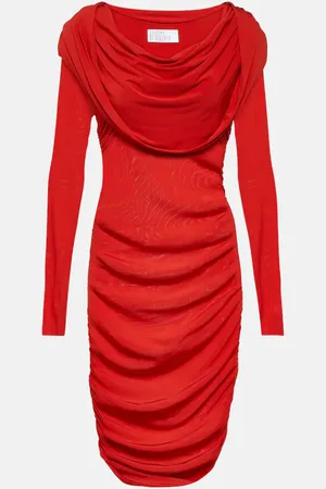GIUSEPPE DI MORABITO Hooded jersey minidress
