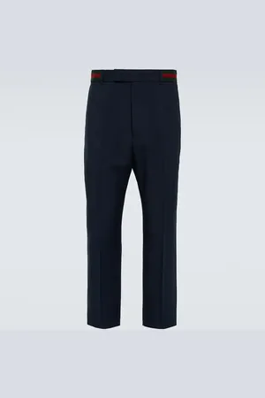 Gucci Web Stripe straight pants