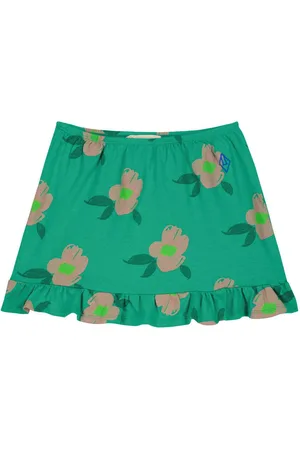 The Animals Observatory Ferret printed cotton skirt