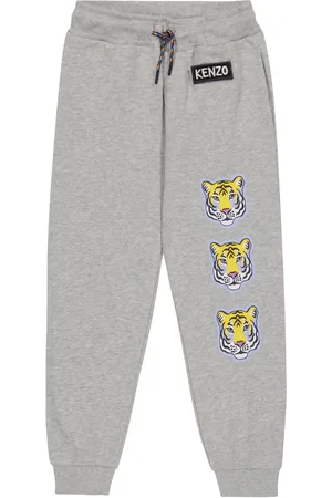 Kenzo Tiger-print cotton sweatpants