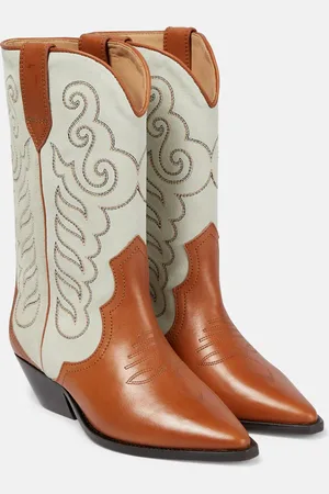 Isabel Marant Duerto embroidered leather boots