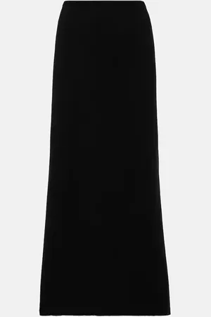 Fforme Isabella wool and cotton maxi skirt
