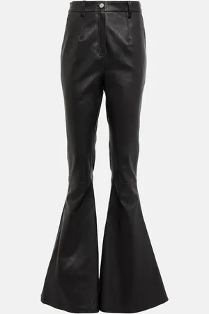 MAGDA BUTRYM High-rise flared leather pants