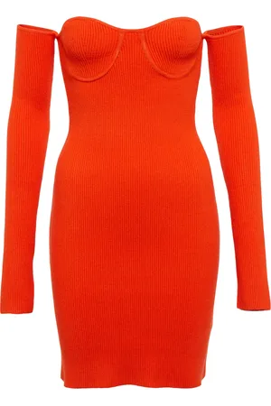 Helmut Lang Contour ribbed-knit minidress