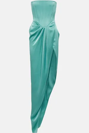 ALEX PERRY Strapless gathered gown