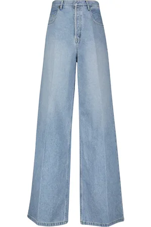 PETAR PETROV Wide-leg high-rise jeans