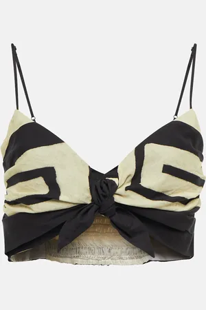 JOHANNA ORTIZ Patterned crop top