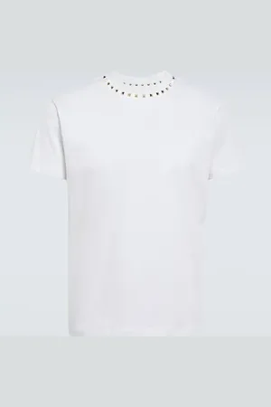 VALENTINO Rockstud cotton T-shirt