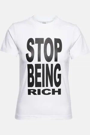 Vetements Slogan cotton T-shirt