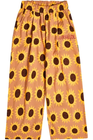 Jelly Mallow Tournesol floral cotton-blend pants