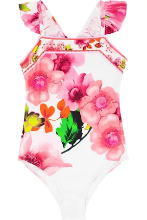 Camilla Floral embellished swimsuit