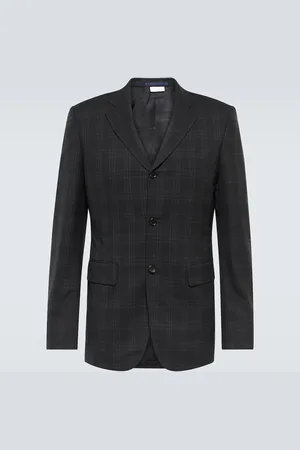 Comme des Garçons Comme des GarÃ§ons Homme Deux Checked wool blazer