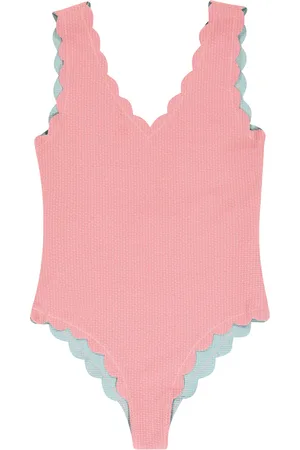 Marysia Charleston V-neck scalloped swimsuit