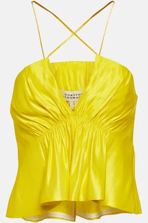 Dorothee Schumacher Hemp-blend crop top