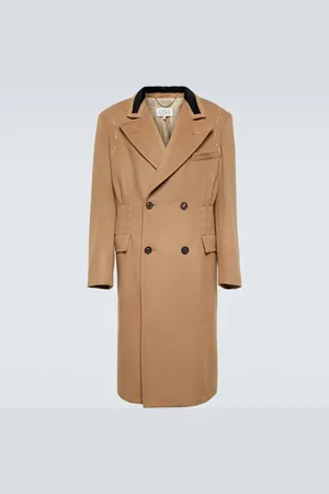 Maison Margiela Wool and camel hair overcoat