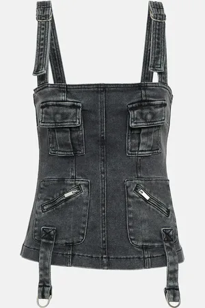 BLUMARINE Denim top