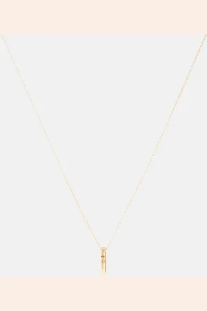 Maison Margiela Logo silver ring necklace