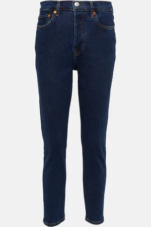 RE/DONE â90s high-rise cropped skinny jeans