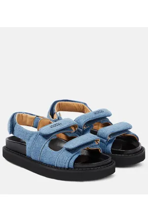 Isabel marant touch-strap discount platform leather sandals