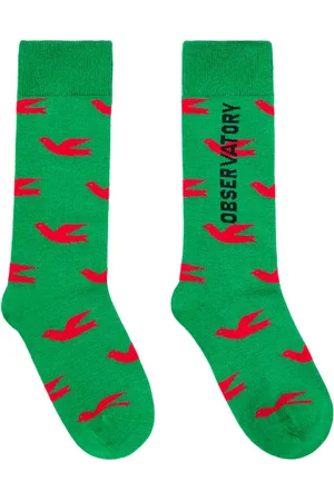 The Animals Observatory Worm cotton-blend socks