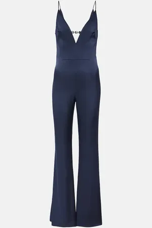GALVAN Avedon Globe crÃªpe satin jumpsuit