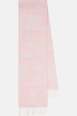 Acne Studios Logo wool-blend scarf