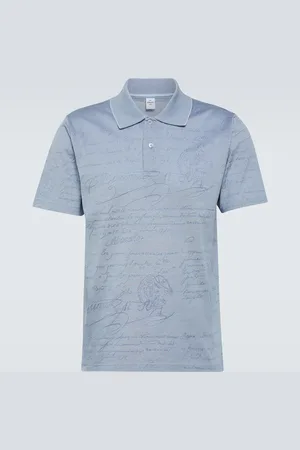 Berluti Scritto cotton piquÃ© polo shirt