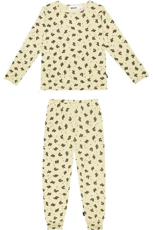 Molo Luve printed cotton-blend pajama set