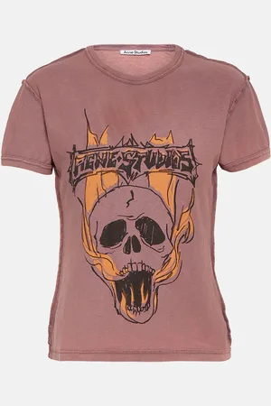 Acne Studios Printed cotton jersey T-shirt