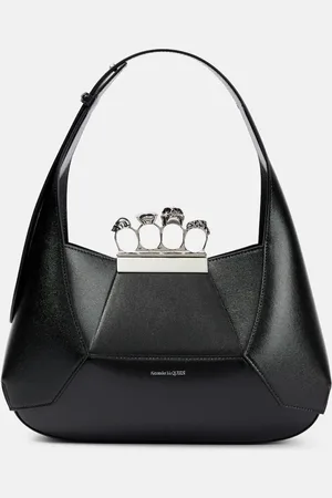 Alexander McQueen Jewelled leather shoulder bag