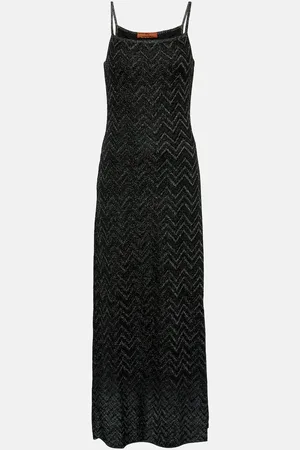 Missoni Zig Zag metallic maxi dress