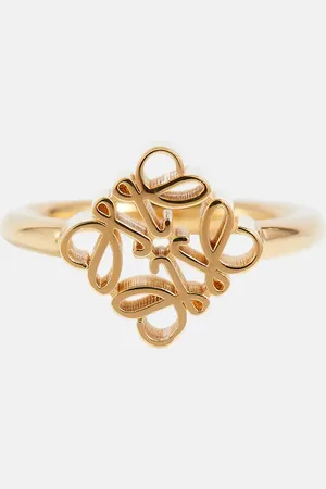 Loewe Anagram sterling silver ring