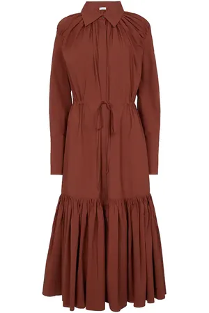Deveaux New York Samira cotton shirt dress