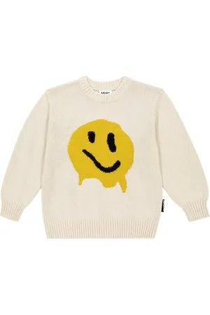 Molo Bello intarsia cotton and wool sweater