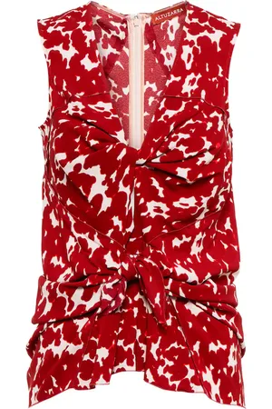 Altuzarra Pan printed crÃªpe top