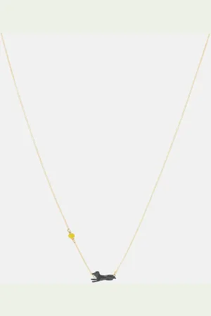 Aliita Perrito Pelota 9kt pendant necklace