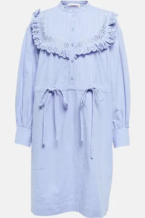 See by Chloé See By ChloÃ© Ruffled cotton poplin shirt dress